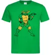 Мужская футболка Мікеланджело Зеленый фото