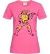 Жіноча футболка Мікеланджело Яскраво-рожевий фото