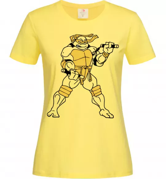 Жіноча футболка Мікеланджело Лимонний фото