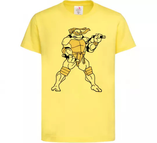 Дитяча футболка Мікеланджело Лимонний фото