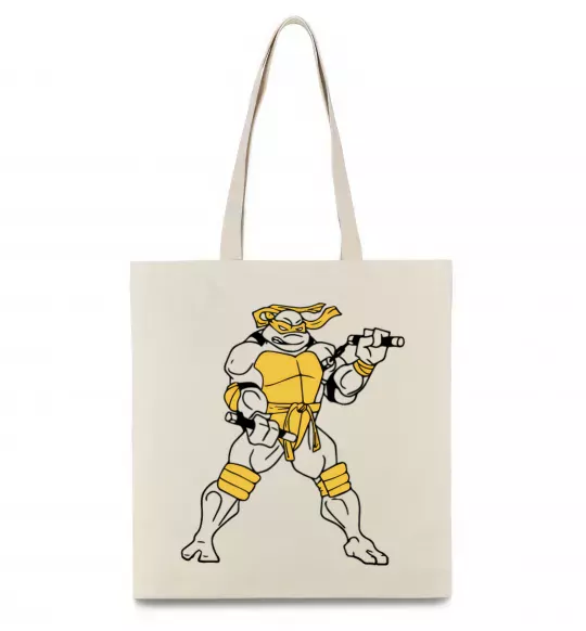 Еко-сумка Мікеланджело Бежевий фото