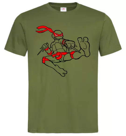 Чоловіча футболка Рафаель Оливковий фото