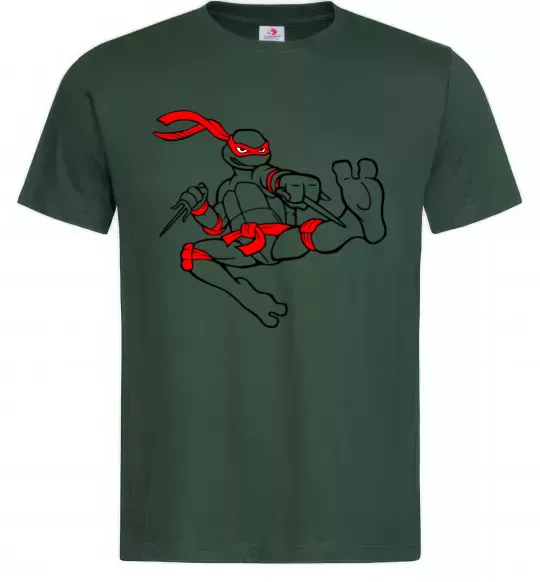 Чоловіча футболка Рафаель Темно-зелений фото