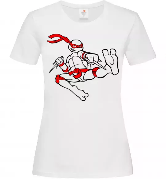 Жіноча футболка Рафаель Білий фото