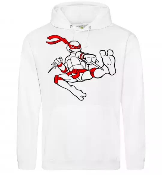 Чоловіча толстовка (худі) Рафаель Білий фото