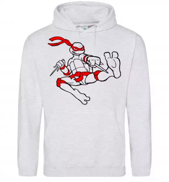 Чоловіча толстовка (худі) Рафаель Сірий меланж фото