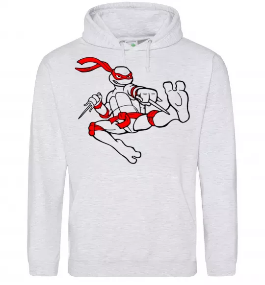 Жіноча толстовка (худі) Рафаель Сірий меланж фото