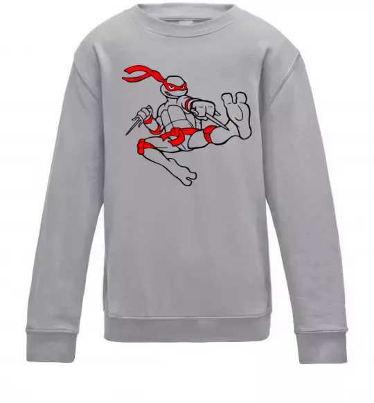 Дитячий світшот Рафаель Сірий меланж фото