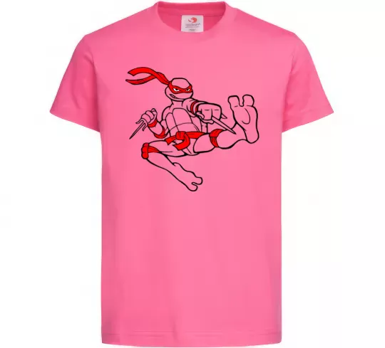 Дитяча футболка Рафаель Яскраво-рожевий фото