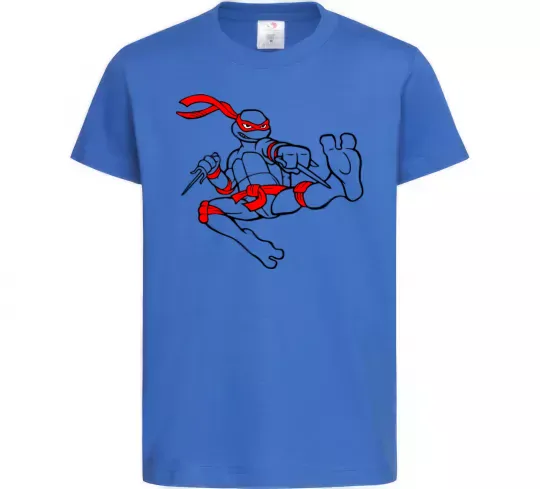 Дитяча футболка Рафаель Яскраво-синій фото