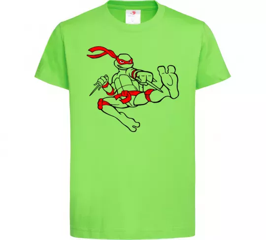 Дитяча футболка Рафаель Лаймовий фото