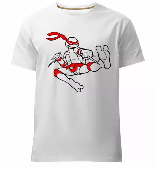 Чоловіча преміум футболка Рафаель Білий фото