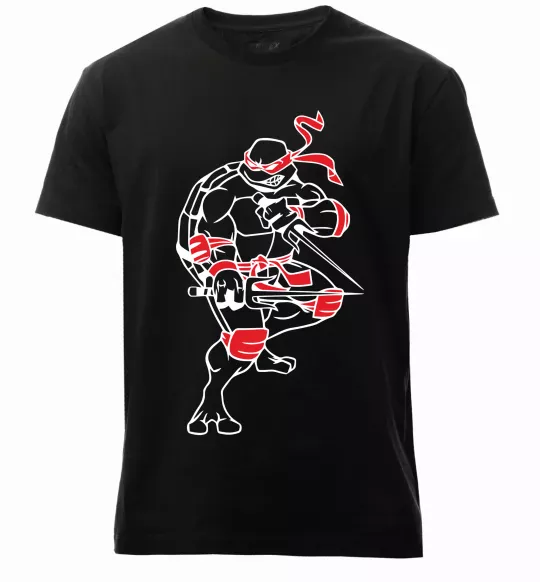 Мужская премиум футболка Рафаель бій Черный фото