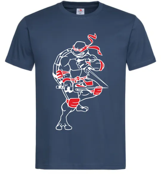 Мужская футболка Рафаель бій Темно-синий фото