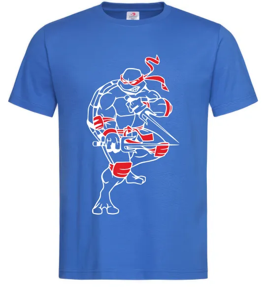 Мужская футболка Рафаель бій Ярко-синий фото