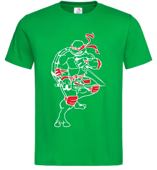 Мужская футболка Рафаель бій Зеленый фото