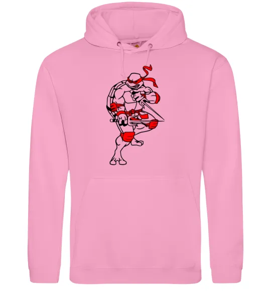 Мужская толстовка (худи) Рафаель бій Розовый фото