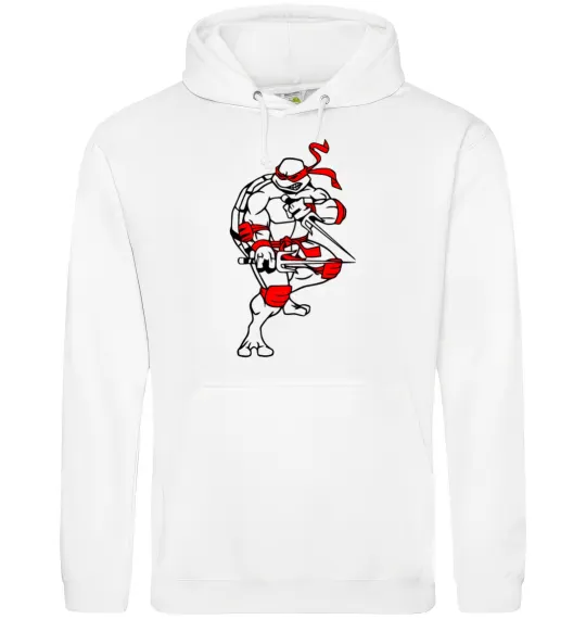 Жіноча толстовка (худі) Рафаель бій Білий фото