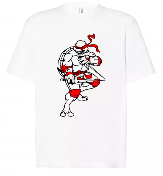 Футболка Оверсайз Рафаель бій Білий фото