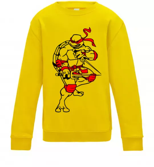 Дитячий світшот Рафаель бій Сонячно жовтий фото