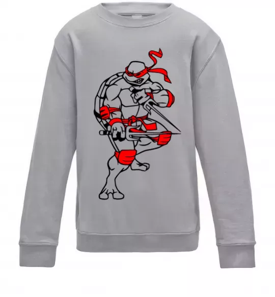 Дитячий світшот Рафаель бій Сірий меланж фото