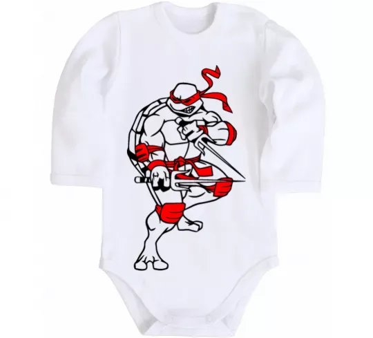 Детский боди Рафаель бій Белый фото