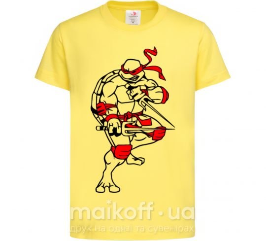 Детская футболка Рафаель бой Лимонный фото