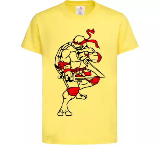 Дитяча футболка Рафаель бій Лимонний фото
