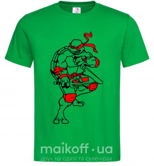 Мужская футболка Рафаель бой Зеленый фото