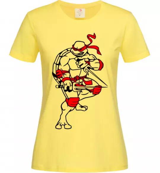 Женская футболка Рафаель бій Лимонный фото
