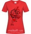Жіноча футболка Рафаель бой Червоний фото
