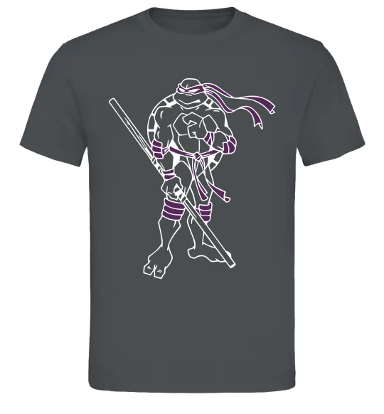 Чоловіча футболка Донателло Графіт фото