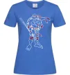 Женская футболка Донателло Ярко-синий Женская футболка Донателло Ярко-синий фото