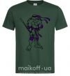 Чоловіча футболка Донателло Темно-зелений фото