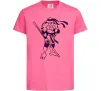 Дитяча футболка Донателло Яскраво-рожевий фото