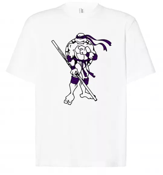 Футболка Оверсайз Донателло Білий фото