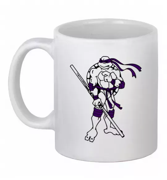 Чашка керамічна Донателло Білий фото