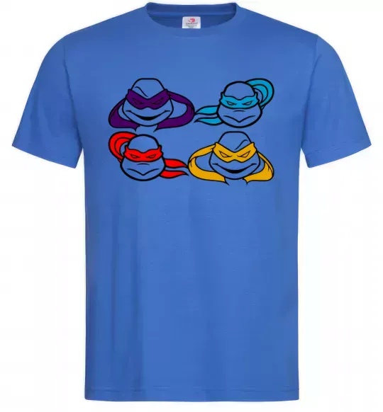 Мужская футболка Всі черепашки Ярко-синий фото