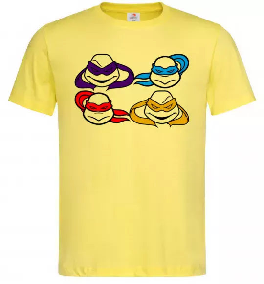 Мужская футболка Всі черепашки Лимонный фото
