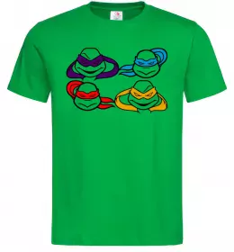 Чоловіча футболка TMNT face Сірий фото Чоловіча футболка TMNT face Сірий фото