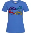 Жіноча футболка Всі черепашки Яскраво-синій Жіноча футболка Всі черепашки Яскраво-синій фото