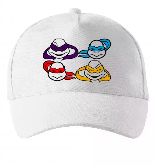 Кепка Всі черепашки Белый фото