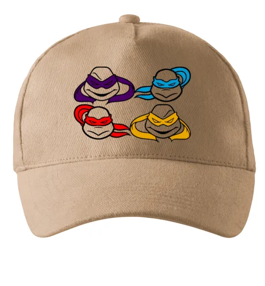 Кепка Всі черепашки Пісочний фото