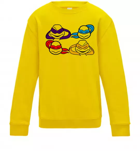 Детский Свитшот Всі черепашки Солнечно желтый фото