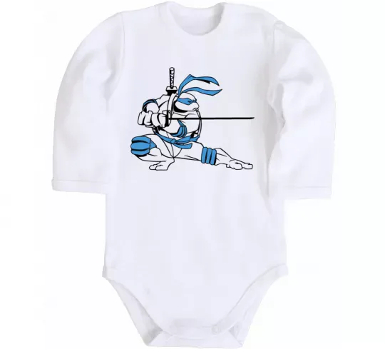 Детский боди Леонардо Белый фото