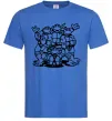 Мужская футболка Черепашки біля люка Ярко-синий Мужская футболка Черепашки біля люка Ярко-синий фото
