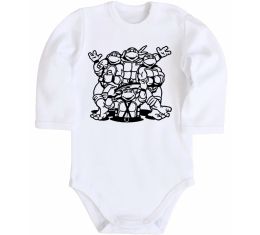 Дитячий бодік Черепашки біля люка