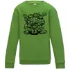 Детский Свитшот Черепашки біля люка Лаймовый Детский Свитшот Черепашки біля люка Лаймовый фото