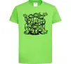 Детская футболка Черепашки біля люка Лаймовый фото