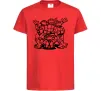 Детская футболка Черепашки біля люка Красный фото